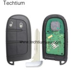 433Mhz 46 chip FCC:M3N40821302 keyless 2 button remote key for Jeep 2014-2018